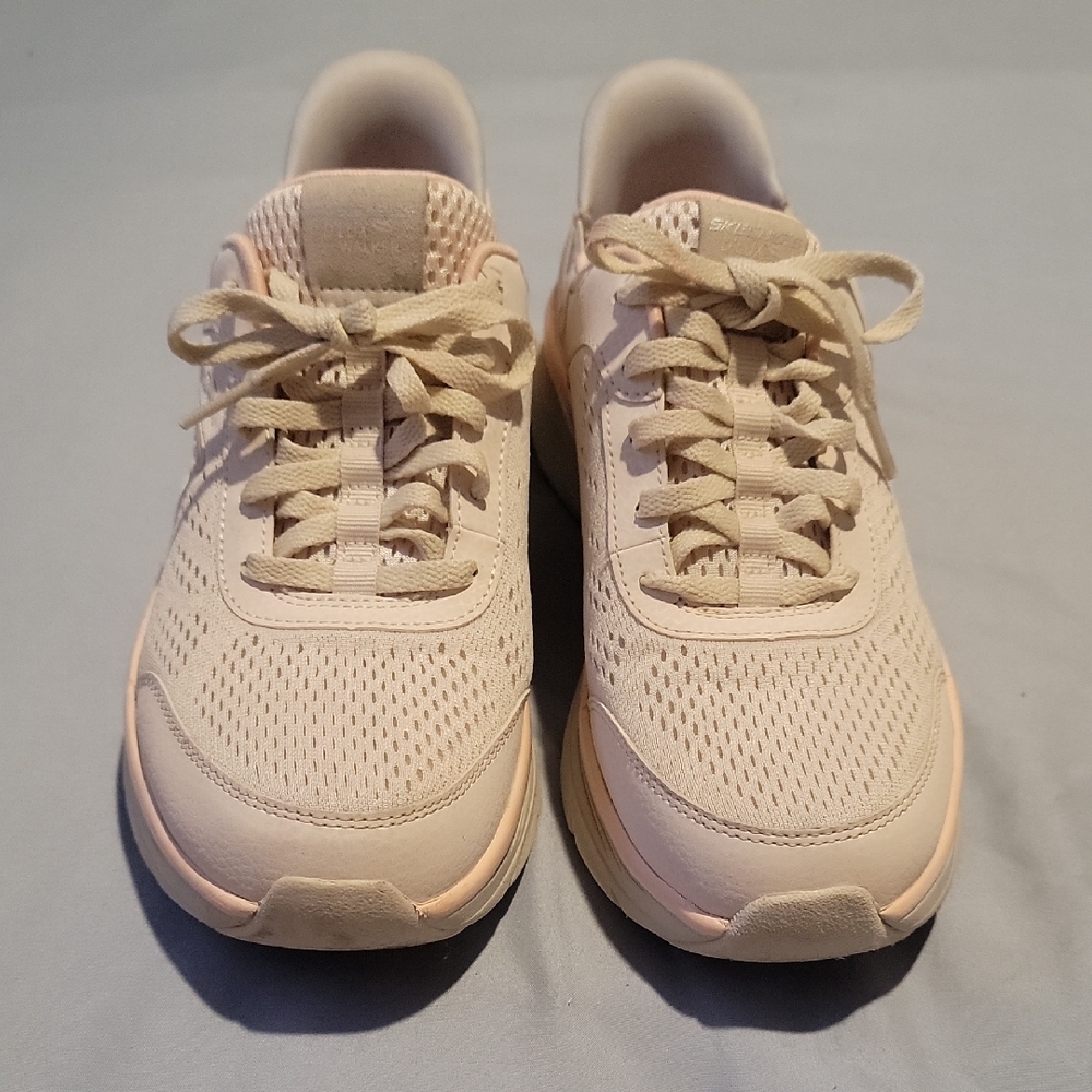 Skechers Women's Cream Sneakers - Picture 8 of 16